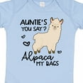 thumbnail image 4 of Inktastic Auntie's You Say Alpaca My Bags Boys or Girls Baby Bodysuit, 4 of 5