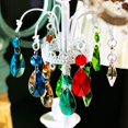 thumbnail image 4 of Candelabro con prismas GOLDENHAITAI, cristal en forma de lágrima, 38 mm, 12 unidades, 4 of 6