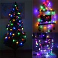 thumbnail image 4 of Snowflake String Lights, 10ft 20LED String Lights Blue Snowflake Lights Snowflakes Plastic Fairy Lights Decorations, Warm White, 4 of 9