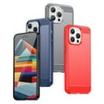 thumbnail image 4 of PANDACO Black Brushed Metal Case for iPhone 15 Pro Max, 4 of 4