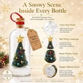thumbnail image 4 of Recordable Christmas Tree Message in a Bottle Ornament with Playback | Voice Message Keepsake, Snow Scene Glass Bottle, Christmas Decoration, Shape C, 4 of 10