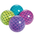 thumbnail image 2 of Bolas de playa de sirena (paquete de 4) favores de fiesta de sirena, decoraciones de fiest 4E's Novelty 4E's Novelty, 2 of 2