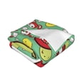 thumbnail image 3 of JJ Mikey Maizen Soft Micro Fleece Cozy Throw Blanket Lightweight Fuzzy Flannel Blankets Sofa Decor Gifts, 3 of 9