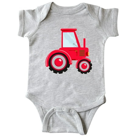 

Inktastic Farming Red Tractor Gift Baby Boy or Baby Girl Bodysuit