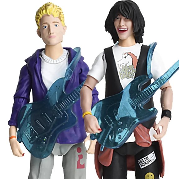 Bill Ted's Excellent Adventure Action Figure Set of 2