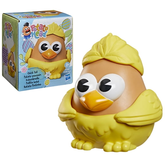 Potato Head Chick Tot with 7 Pieces, Easter Gifts for Kids, 2 