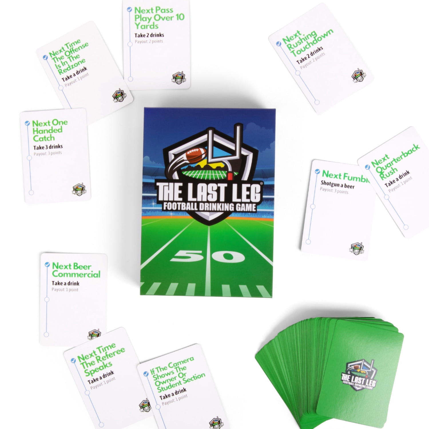 The Last Leg - Football Drinking Game. Perfect for Game Days, Tailgates, Parties, and Pre Games.