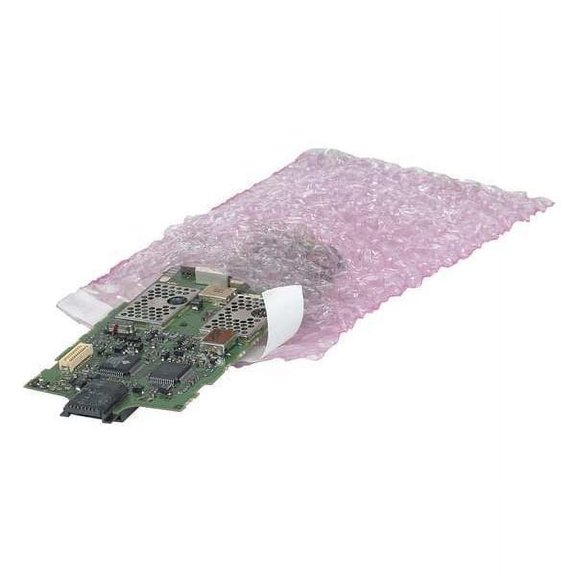 Anti-Static Bubble Pouches,12"x15 1/2",Pink,PK200 39UL03