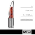 thumbnail image 2 of AdHoc Coupe-Pépé au Chili et Moulin à Épices - Coupe-Épices Séchés avec Capuchon Inférieur Aromatique - Flocons de Chili Rouge Faits Maison - Acier Inoxydable, 8 Pouces, 2 of 7
