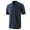 Navy, variant on Mens Polo Shirts V Neck Tie Short Sleeve Solid Color Montage Mens Clothing,Black,L