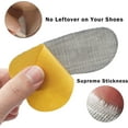 thumbnail image 5 of Heel Grips for Men and Women, 20% Bigger Heel Grips Liner Add Volume to Too Large Shoe Inserts Adhesive Back of Heel Cushions 2 Pairs & 1 Shoehorn(Beige), 5 of 5