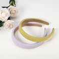 thumbnail image 7 of Unique Bargains 2 Pcs Pastoral Stripe Headbands Fashion Anti Slip Hair Accessories for Women Yellow Purple 0.87" Wide, 7 of 7