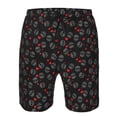 thumbnail image 3 of Fotbe Love Valentine's skull Trajes de Baño Estampados para Hombre, Shorts de Verano de Secado Rápido, Ropa de Playa, Bañadores-Large, 3 of 6