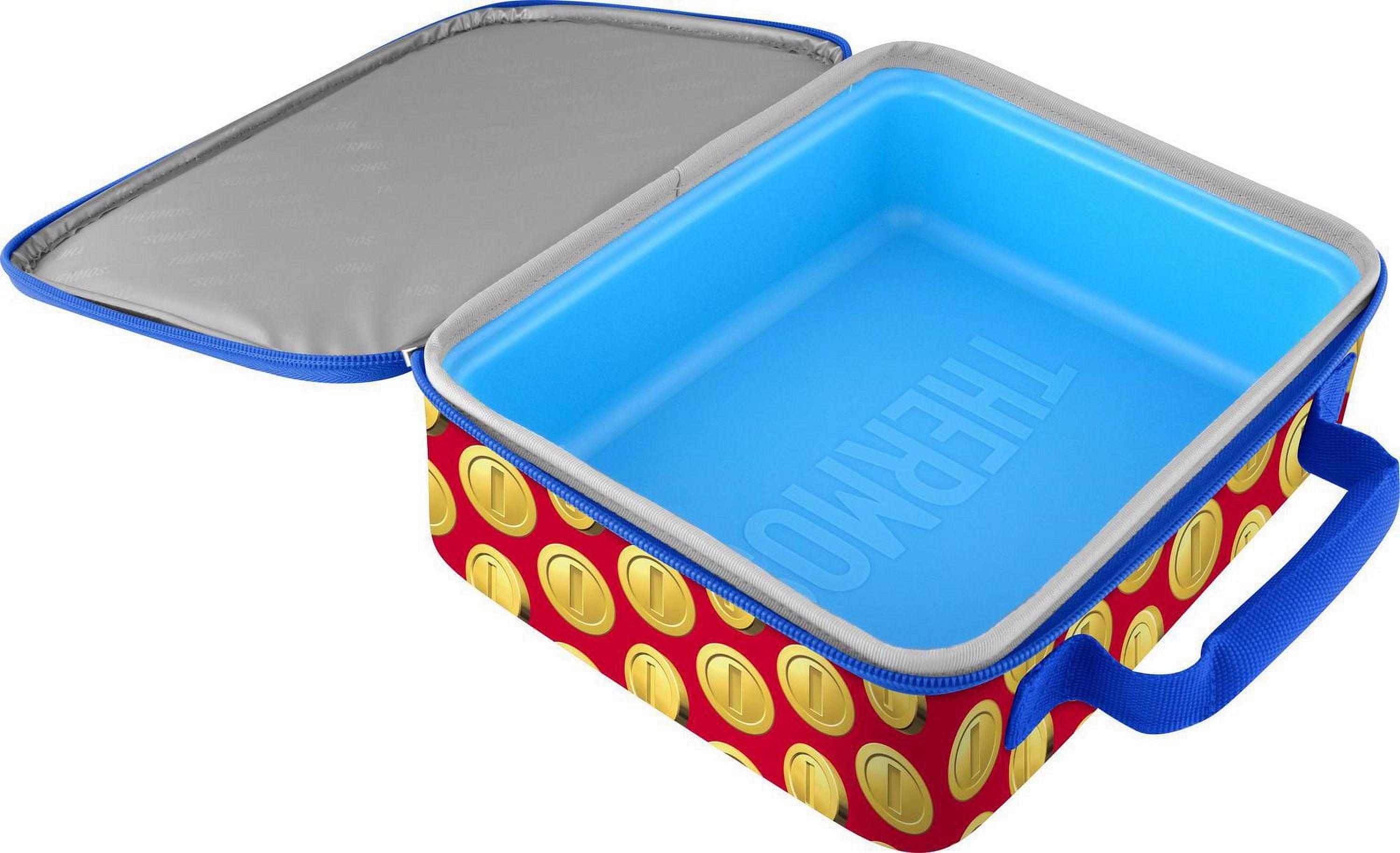Mario Medium Picnic Box/Lunch Box Set with Cooling Bag (1300ml)