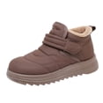 thumbnail image 3 of YOUYEDIAN Boots for Women Winter Non Slip Fleece Lined Fashion Flats Warm Comfortable Versatile Snow Platform Shoes, 3 of 5