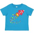 thumbnail image 3 of Inktastic Valentine's Day Rocket Ship with Hearts Boys or Girls Toddler T-Shirt, 3 of 5