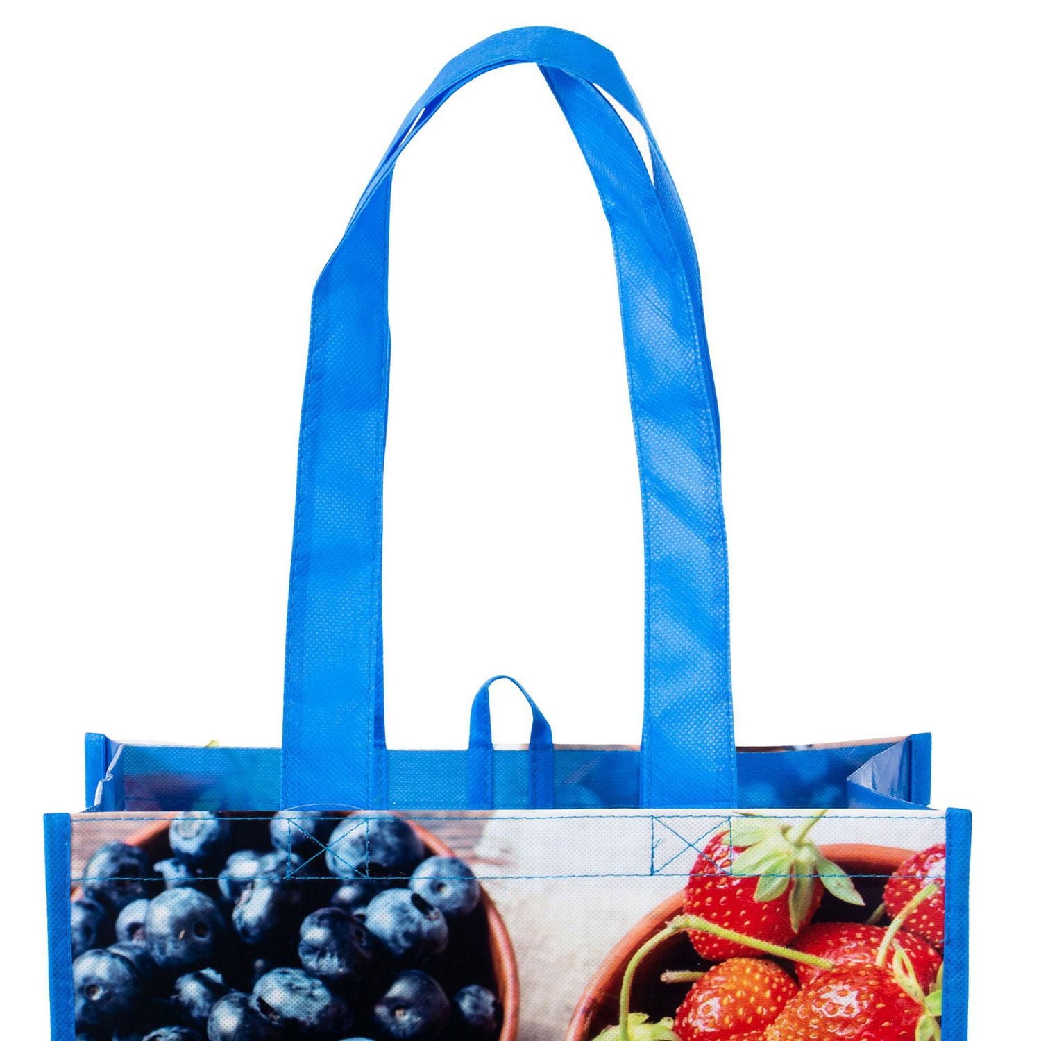 Sac d’épicerie réutilisable avec poignées, Sac réutilisable pour les courses Sac de Courses Polyvalent