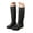 Black, variant on Leeye 38 Size Red Rain Boots High Non Ankle Comfortable Mud for Outdoor Gardening Hiking Walking