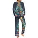 thumbnail image 4 of Puntoco Conjuntos de pijama cómodos para mujer, conjunto de pijama con cuello redondo, pantalones y bolsillo con estampado navideño para mujer, 4 of 5