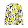 thumbnail image 1 of Balery Tropical Lemon Sudadera ligera de manga larga con capucha y protección solar UPF 50+ para hombre y mujer, ideal para pesca y running-3X-Large, 1 of 7