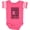 Football Pink and White, variant on Inktastic Breast Cancer Awareness Strenght Courage Support Love Boys or Girls Baby Bodysuit