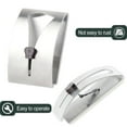 thumbnail image 6 of FURNIX Quick Zipper Jig Tool With Stainless Steel Sliders And Puller Helper For Pants,Dresses - Silver, 6 of 8