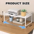 thumbnail image 3 of FT Hita Expandable Cabinet Shelf,Under Sink Storage Space Stackable Heavy Duty Metal for Kitchen Bathroom Office Countertop Shelves, 3 of 5