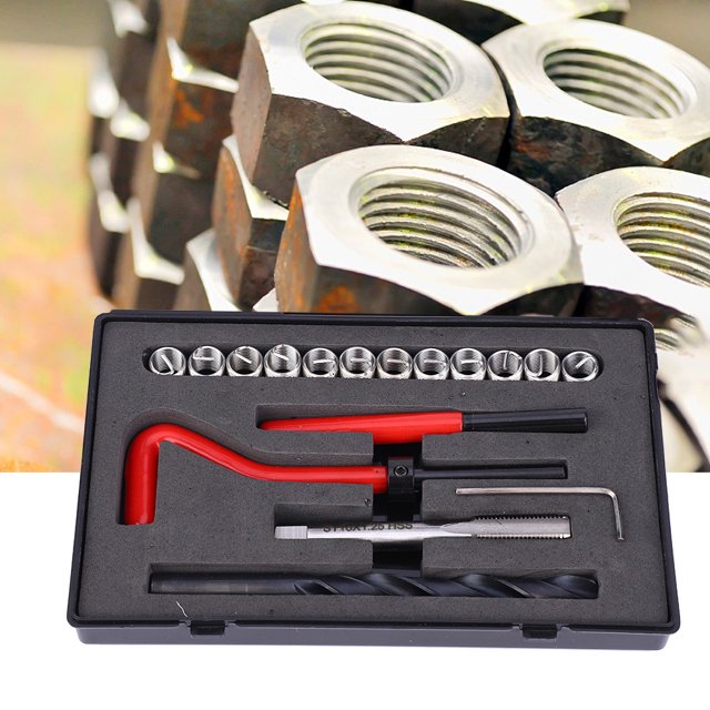 High Strength Antirust Thread Repair Kit, Thread Insert Kit, For Thread Repairing Auto Parts Microwave Communication Air Separation Equipment