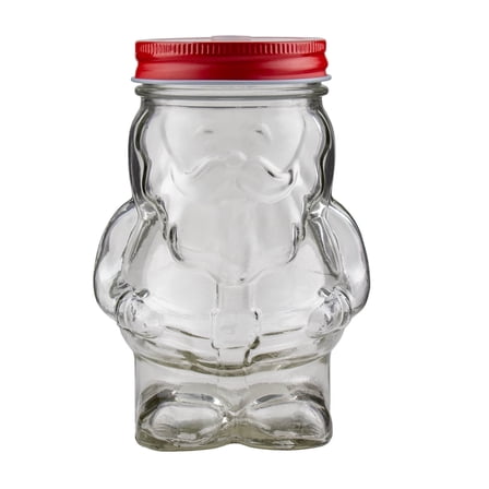 BarConic® Santa Mason Jar w/ Lid, 18 ounces