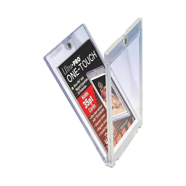 Ultra pro 50ct Magnetic Card Holders, Ultra-thin Premium 35-point Card Holder Touch Card Protector Hard Plastic Magic Box, Suitable for Sports, Baseball, and Collectible Cards