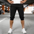 thumbnail image 7 of CQONEPT Mens Sweatpants with Pockets Summer Capris Joggers Loose Fit Athletic Running Trousers with Pockets Black 2XL, 7 of 7