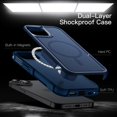 thumbnail image 3 of JETech Case for iPhone 15 6.1-Inch Compatible with MagSafe, Heavy Duty Dual-Layer Rugged Protection, Shockproof Protective Tough Phone Magnetic Cover (Navy), 3 of 6