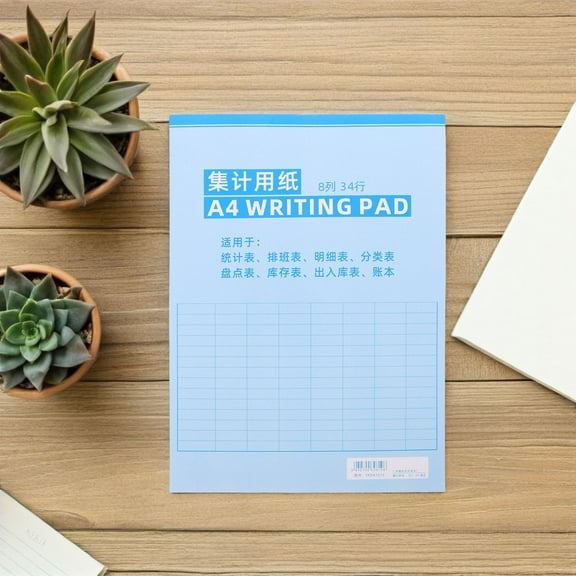 OUNONA Sky Bookkeeping Record Book for Daily Use, Notebook with Clear Layout for Inventory and Expense Tracking