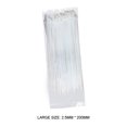 thumbnail image 2 of Bridas Nailon Autoblocantes Ygjytge para Cables 100 Uds Plástico Blanco, 2 of 8
