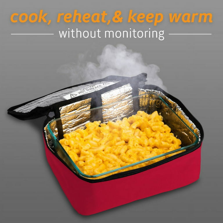 Hot Logic Mini 12-Volt Personal Portable Oven - Red