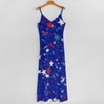 thumbnail image 5 of American Flag Blue Red White Sleeveless Dress Loose Women's Dress Dresses Luxury Evening Dresses, 5 of 9