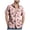 A19-Pink, variant on Men's Classic Pocket Short Sleeve Button Up Shirt(Pink,XL)