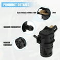 thumbnail image 3 of Bomba de motor del limpiaparabrisas Unique Bargains para Honda Civic 2006-2011 para Honda Ridgeline 2006-2014 No.76806-SJC-A01, 3 of 7