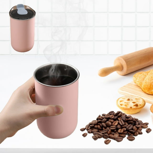 Tasse de Rince-Bouche en Acier Inoxydable Tasse de Lait en Acier Inoxydable Tasse à Café Tasse Portable pour la Famille Gobelets à Dents en Acier Inoxydable Tasses à Brosse à Dents
