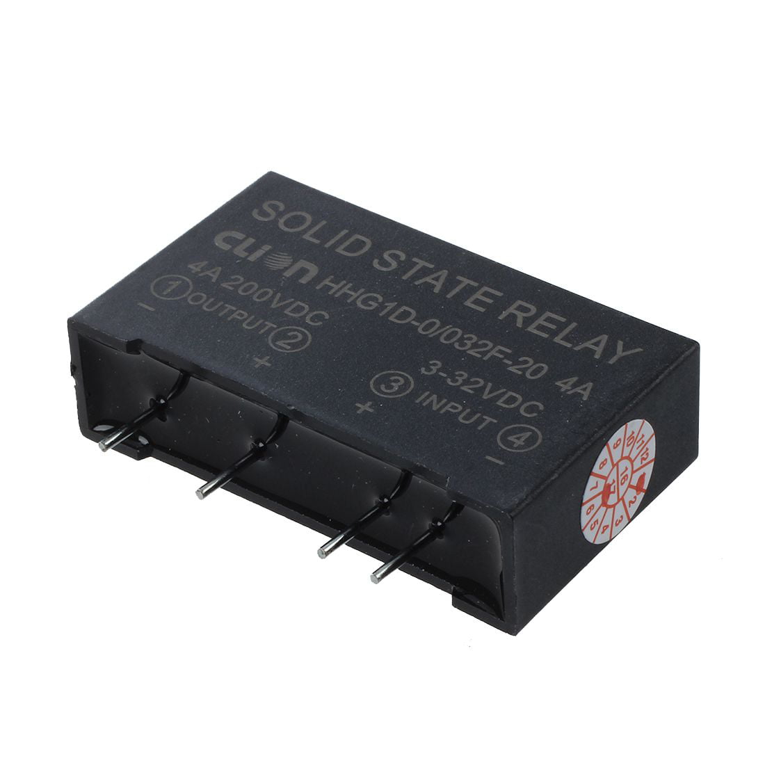 Hot Input 3-32V DC Output 4A 200V 4 Pin PCB Solid State Relay 