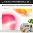 thumbnail image 3 of Abstract Wallpaper Wall Mural - Pink Planet, 3 of 5