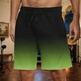 thumbnail image 4 of Lmnyox Mens Sport Shorts Casual Loose Drawstring Waist Sweat Shorts Knee Length Gradient Lounge Shorts with Pocket, 4 of 5