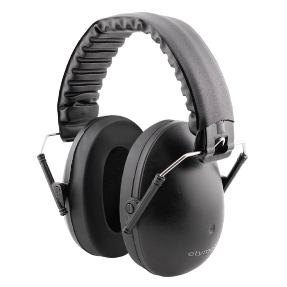 Etymotic Passive Adult Low Profile Foldable Shooting Hearing Protection, Black