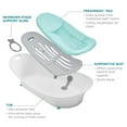 thumbnail image 4 of Contours Oasis 4-in-1 Comfort Cushion Baby Bathtub for Newborn, Infant, and Toddler - White, 4 of 18