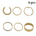 thumbnail image 3 of 6PCS Finger Knuckle Rings Unisex Decorative Joint Nail Rings Plain Band Rings, 3 of 10