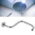thumbnail image 1 of Khall  13in S Shape Shower Arm American Stainless Steel Shower Head Riser Extension Bracket Bathroom Accessory,Shower Head Extension Arm,Shower Head Pipe Arm, 1 of 8