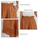 thumbnail image 3 of Pantalones cortos para mujer pantalones cortos de encaje de cintura alta informales de verano con dos bolsillos cintura elástica pantalones cortos sueltos para el trabajo ANGGREK  Otros, 3 of 6