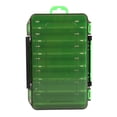 thumbnail image 2 of AURORA TRADE INC Fishing Tackle Box Visible Two-Sided Large Capacity 14 Compartments High Strength Plastic Fishing Lure Box Organizer, Drainage Hole Fishing Bait Storage Case, 2 of 8