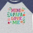 thumbnail image 4 of Inktastic Mimi and Papa Love Me Girls Baby Bodysuit, 4 of 5