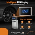 thumbnail image 2 of Arrancador de Batería Portátil Para Coche Con Compresor de Aire, 2500 A, 150 Psi (Para Gasolina/Diésel de 5 L), Caja de Arranque de Batería de Litio de 12 V, Pantalla Lcd, Color Plateado, 2 of 9